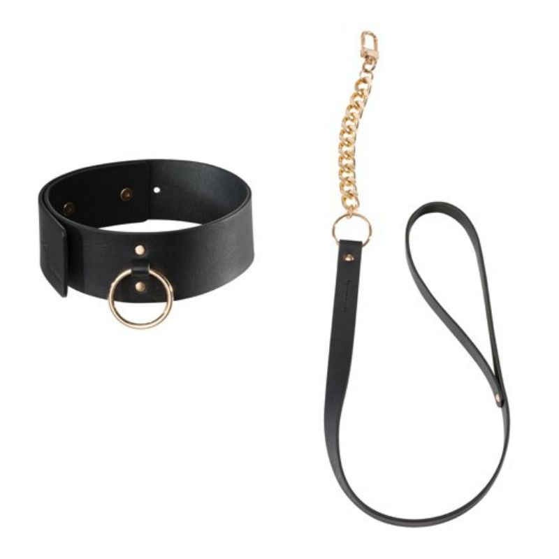 Bijoux Indiscrets - Maze Black Necklace With Strap