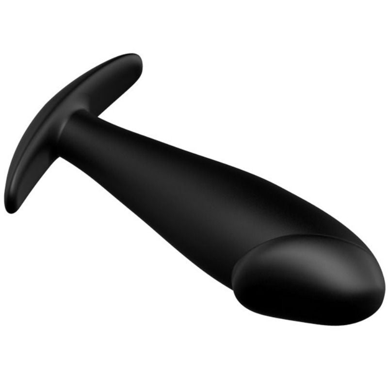 Pretty Love Anal Plug Silicone Penis Form Black — Black