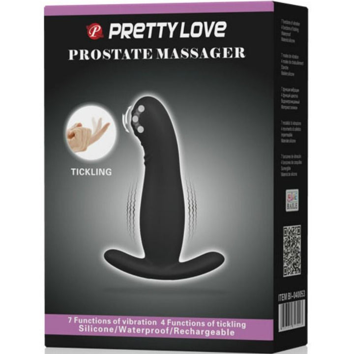 Pretty Love Prostate Massager With Vibration — Black