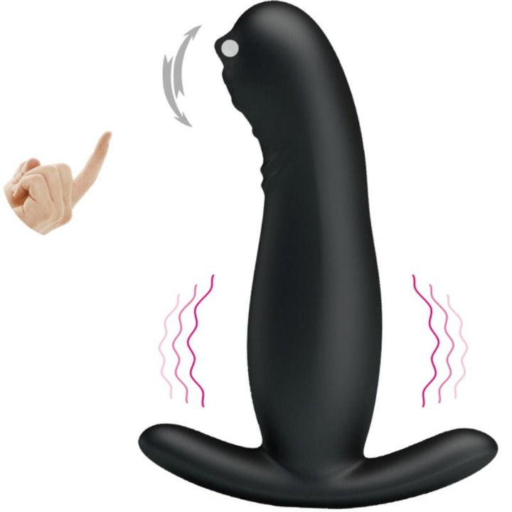 Pretty Love Prostate Massager With Vibration — Black