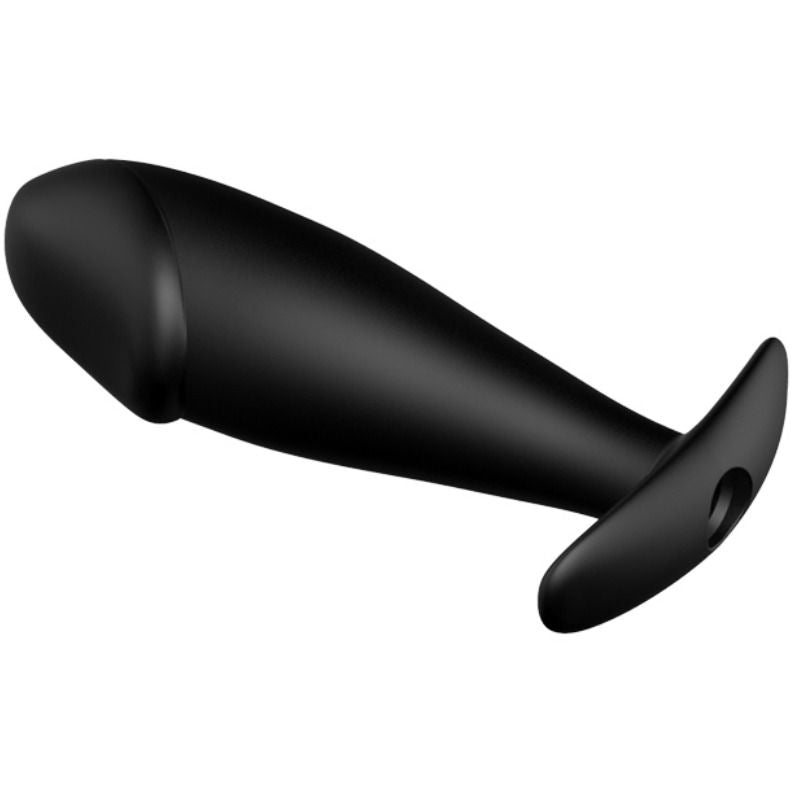Pretty Love Silicone Anal Plug Penis Form And 12 Vibration — Black