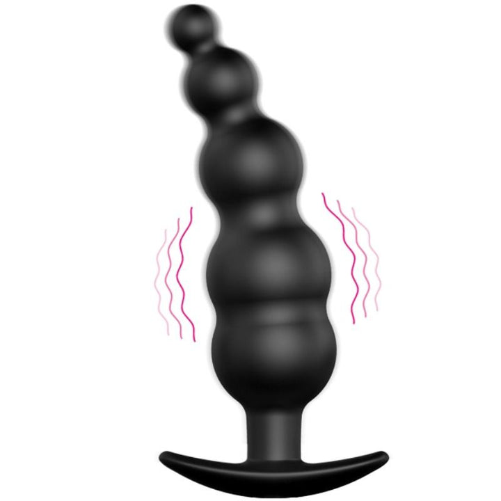 Pretty Love Anal Plug Silicone Extra Stimulation And 12 — Black