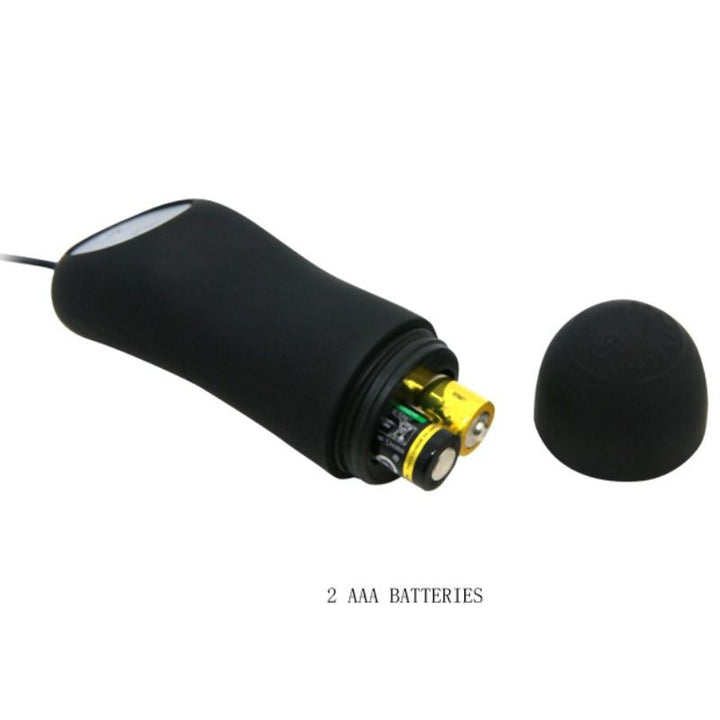 Silicone Anal Plug 12 Vibration Modes Black — Black