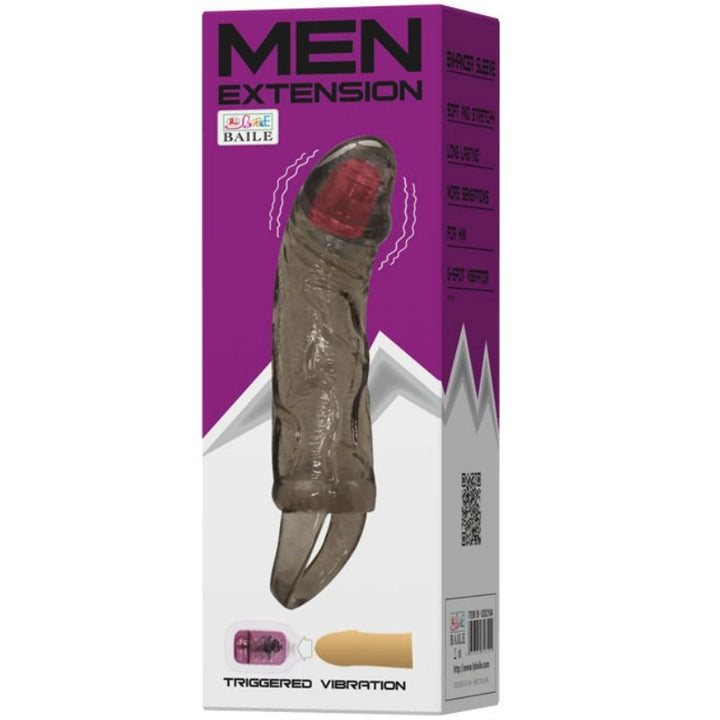 Baile Penis Extender - Sheath With Vibration And Strap For