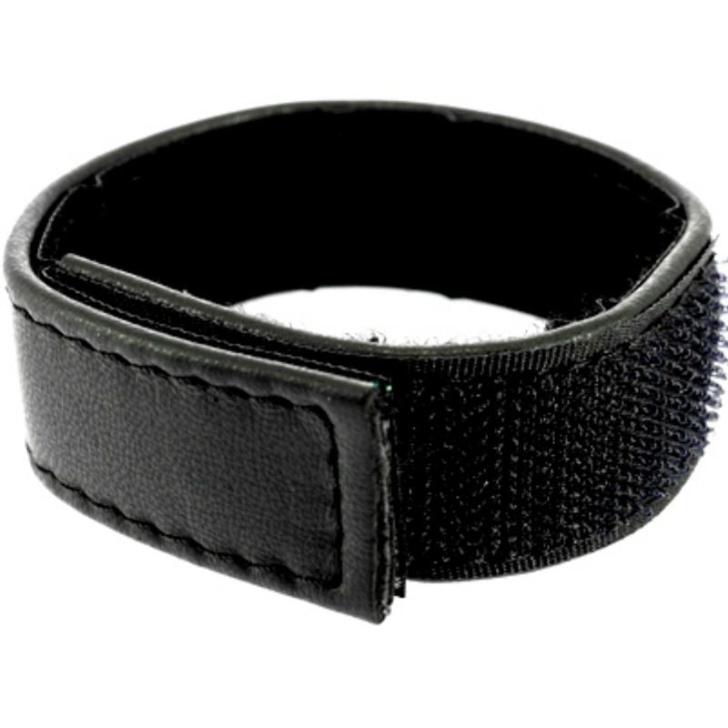 Leather Body - Adjustable Leather Strap With Velcro For Penis