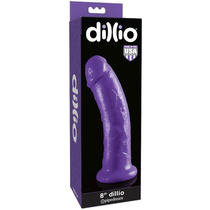 Dillio Dildo 20.32 Purple — Purple rubber