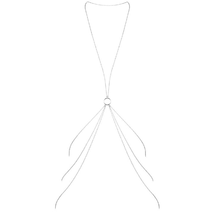 BIJOUX - MAGNIFIQUE METAL CHAINS FOR THE BODY 8 SILVER