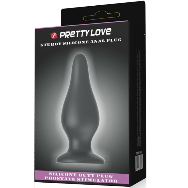 Pretty Love Ergonomic Silicone - Plug 15.4 CM — Black