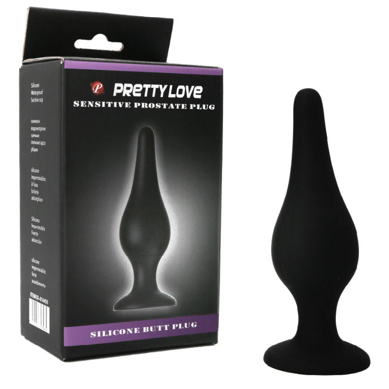 Pretty Love Ergonomic Silicone - Plug 14 CM — Black