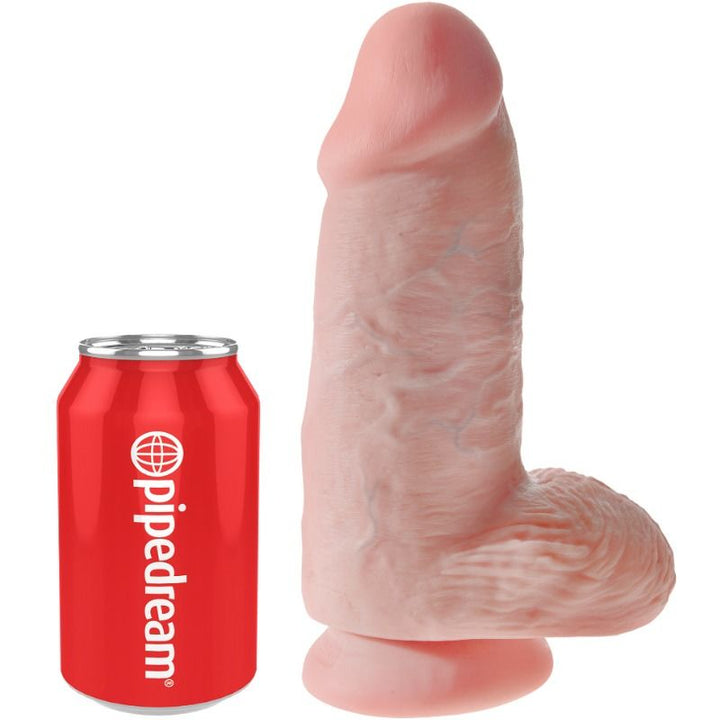 King Cock Realistic Penis Chubby 23 CM — Skin