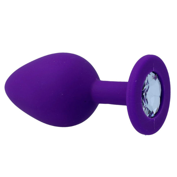 Intense Shelki M Anal Plug Lilac — Purple silicone