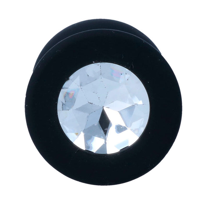 Intense Shelki M Anal Plug — Black silicone