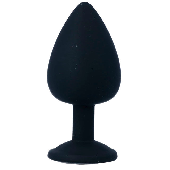Intense Shelki L Anal Plug — Black silicone