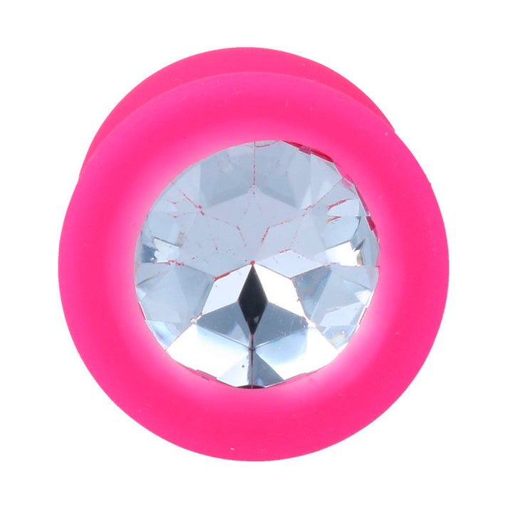 Intense Shelki M Anal Plug — Fuchsia silicone
