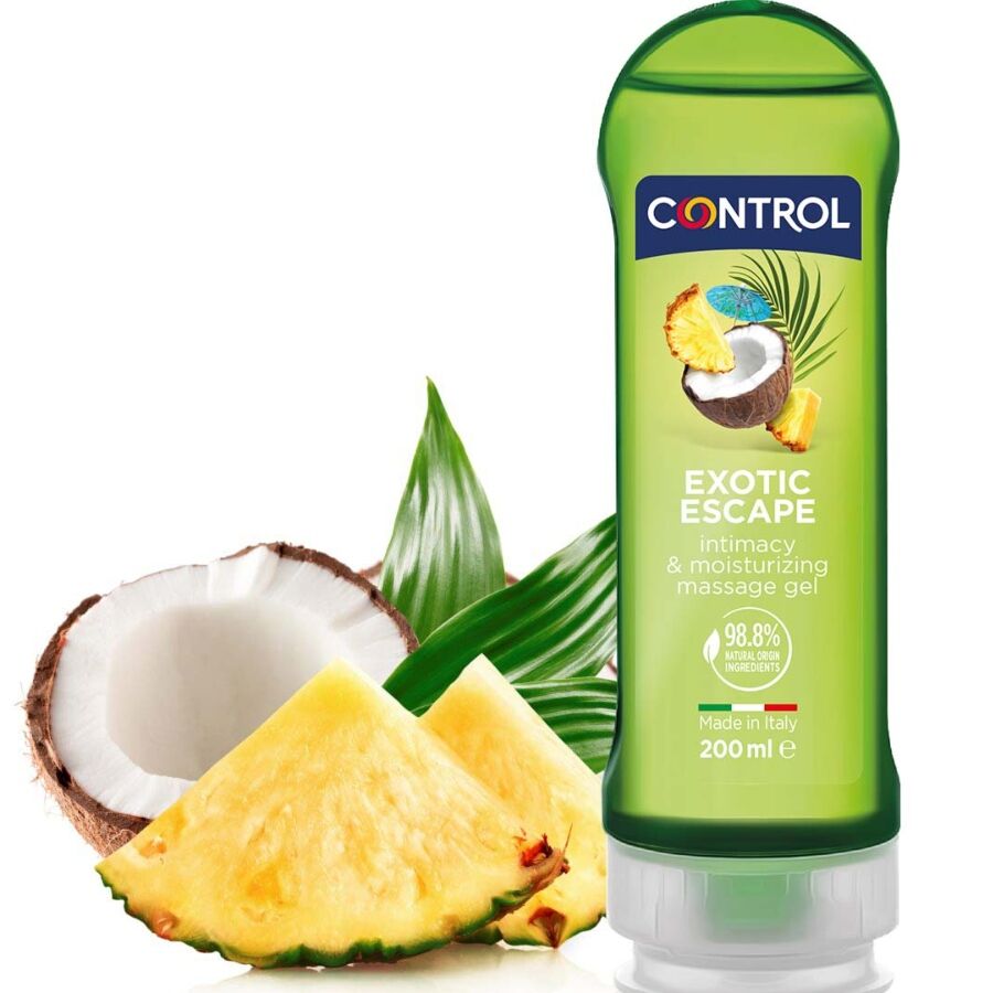CONTROL - 2 EN 1 MASSAGE &amp; PLEASURE EXOTIC 200 ML