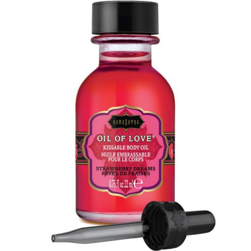 Kamasutra Edible - Oil Strawberries 22 ML