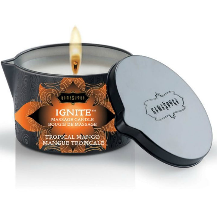 Kamasutra Massage - Candle Tropical Handle 170 Gr