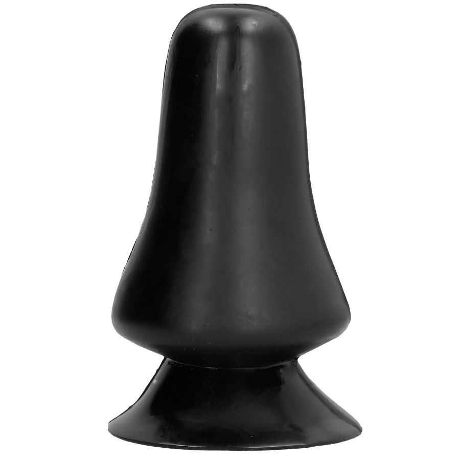All Black Anal Plug 12 CM — Black PVC