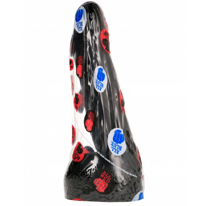 All Black Fisting Dildo 20 CM — Black PVC