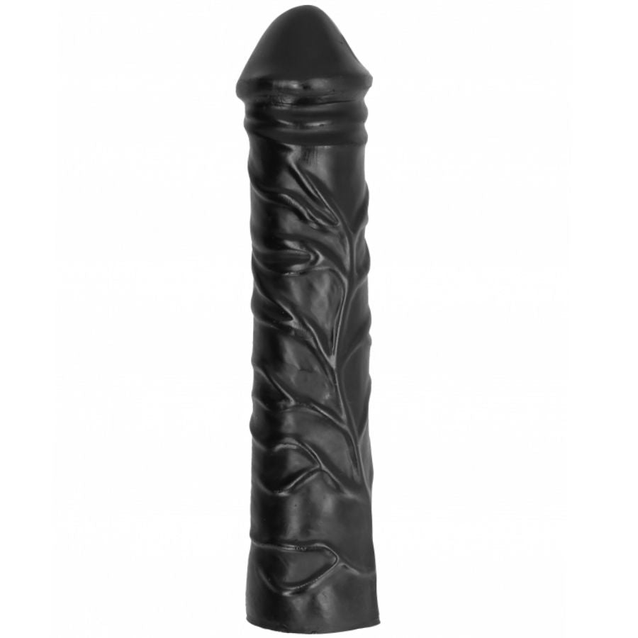 All Black Giant Soft Fisting Dildo 32 CM — Black TPR