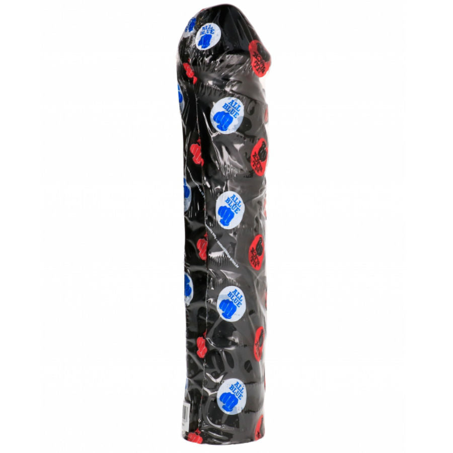 All Black Giant Soft Fisting Dildo 32 CM — Black TPR