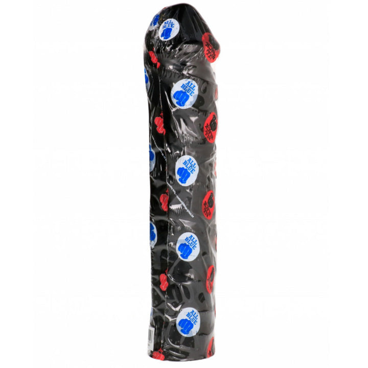 All Black Giant Soft Fisting Dildo 32 CM — Black TPR