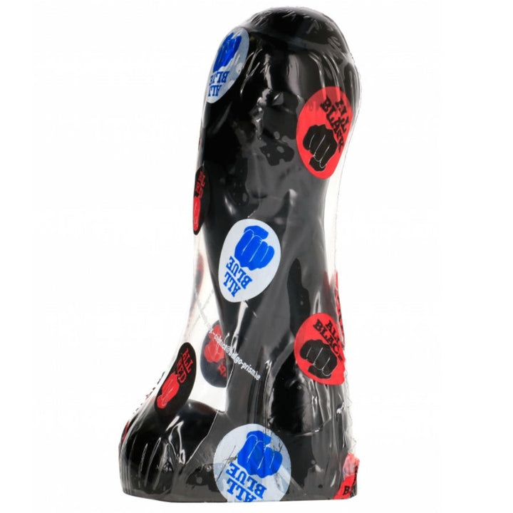 All Black Dildo Black 15 CM — Black PVC