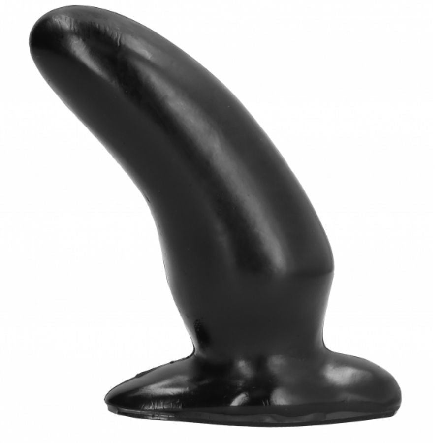 All Black Anal Plug 13 CM — Black PVC