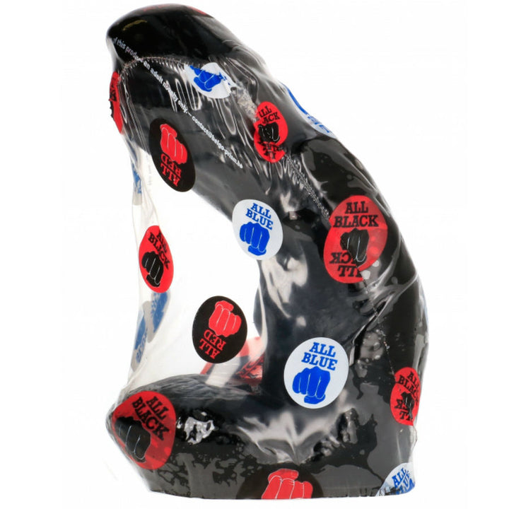 All Black Dildo Realistic 15 CM — Black PVC