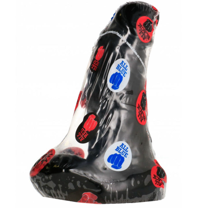 All Black Dildo 13 CM — Black PVC