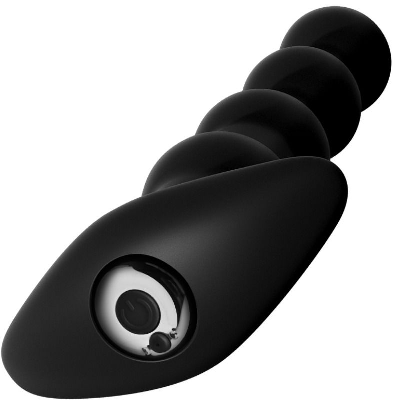 Rechargeable Anal Balls — Black silicone