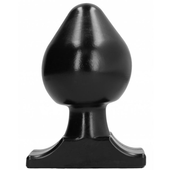 All Black Anal Plug 19 CM — Black PVC