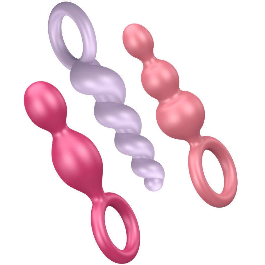 Satisfyer Anal - Plugs Set 3 Pcs Tricolor