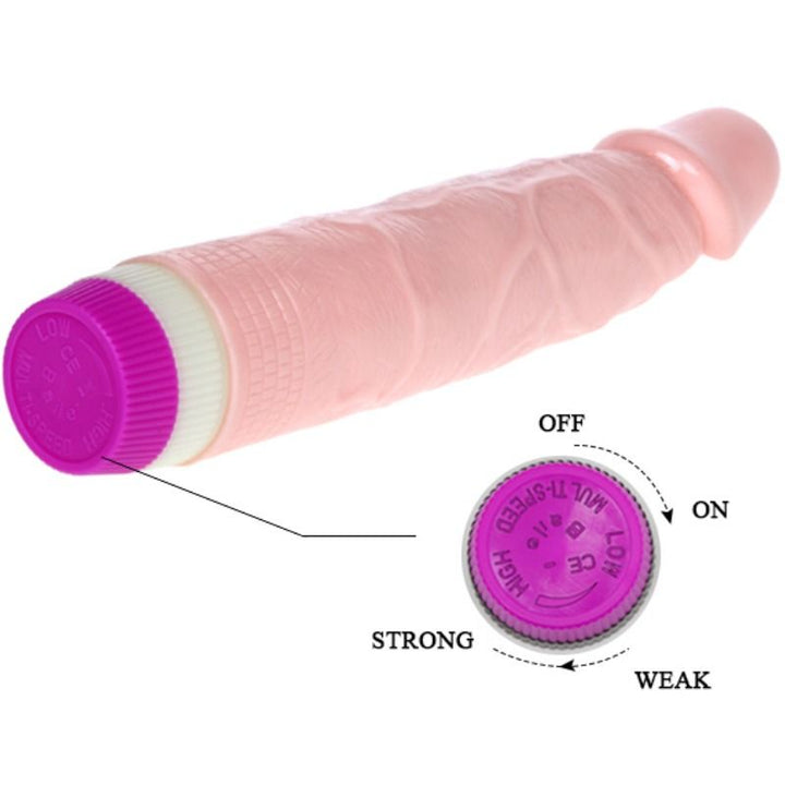 Baile Realistic - Vibrator For Beginners 21.5 CM — Skin PVC
