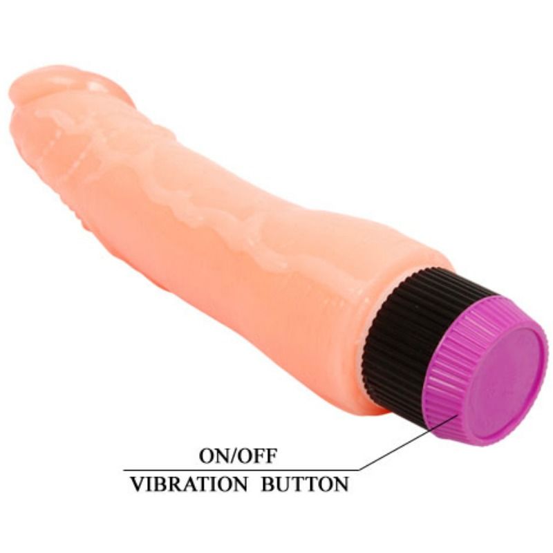 Baile Natural - Flexible Realistic Vibrator 24 CM — Skin PVC