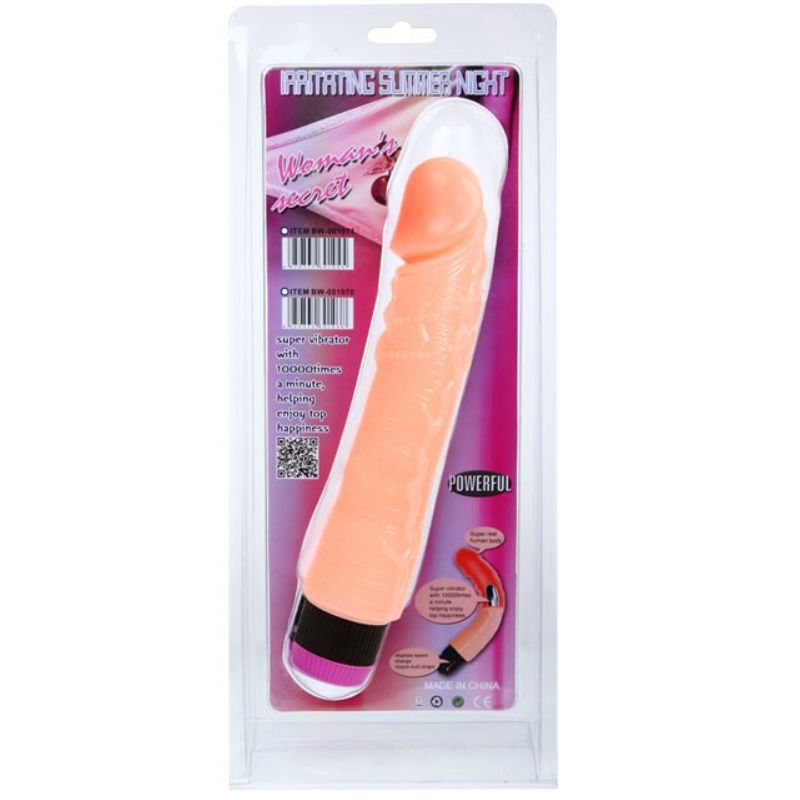 Baile Natural - Flexible Realistic Vibrator 24 CM — Skin PVC