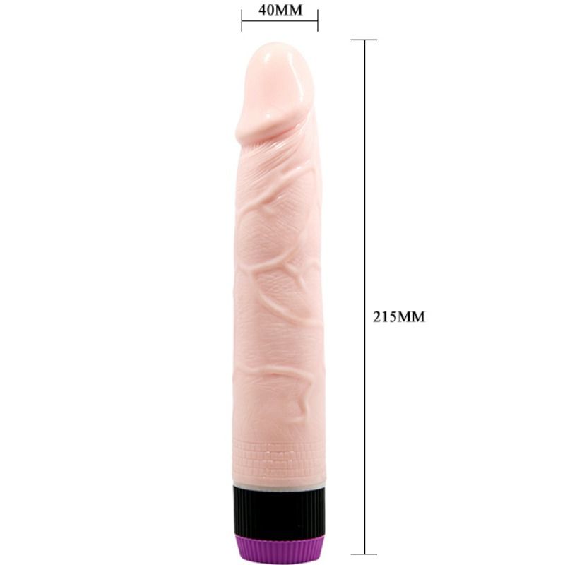 Baile - Adour Club Realistic Vibrator 21.5 CM — Skin TPR