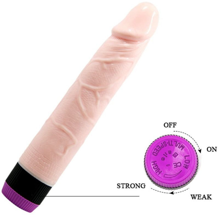 Baile - Adour Club Realistic Vibrator 21.5 CM — Skin TPR