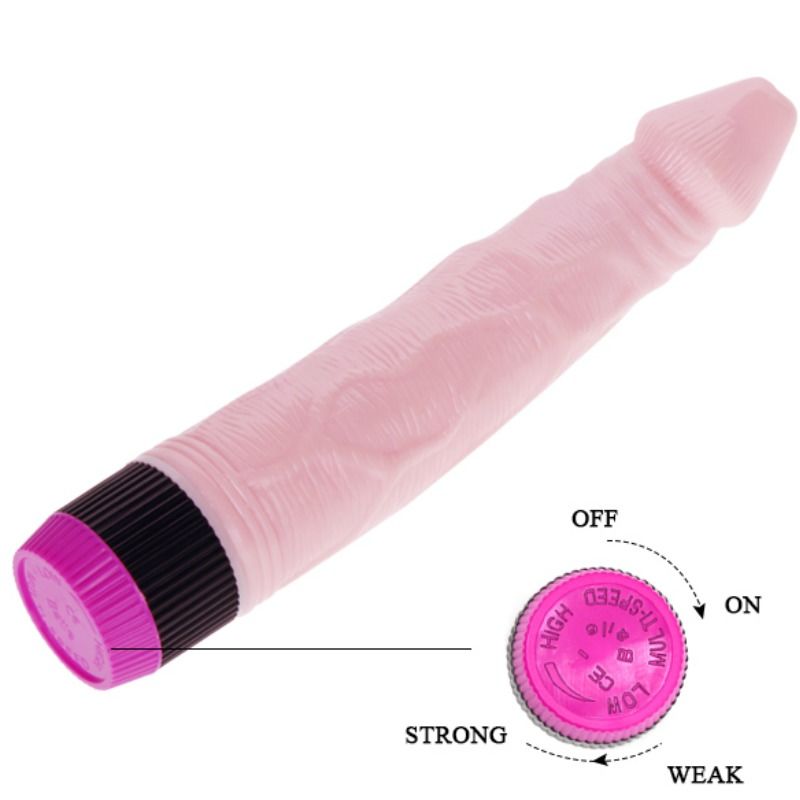 Baile - Adour Club Realistic Vibrator 22.5 CM — Skin TPR