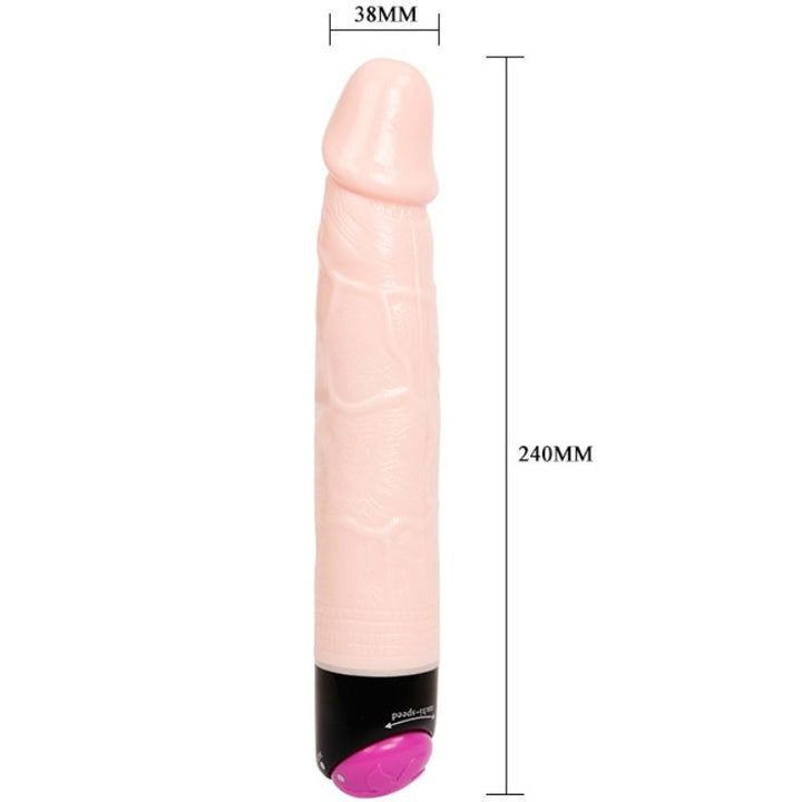 Baile - Colorful Sex Vibration And Rotation 24 CM — Skin PVC