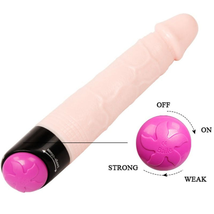 Baile - Colorful Sex Vibration And Rotation 24 CM — Skin PVC