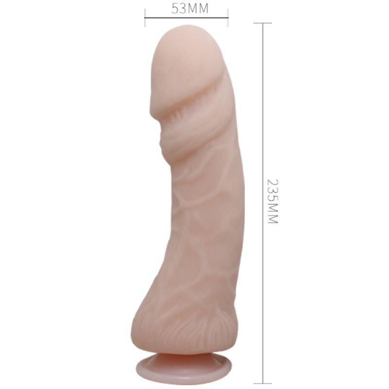 Baile - The Big Penis Dildo With Natural Vibration 23.5 CM — Skin TPR