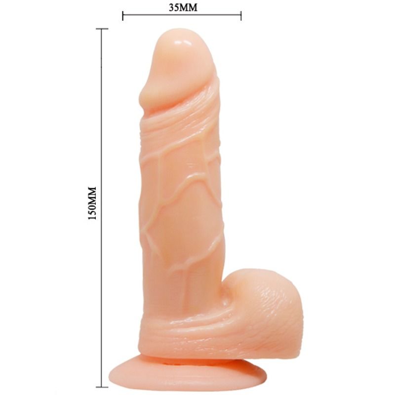 Baile Prime - Realistic Dong Natural Realistic Dildo — Skin PVC