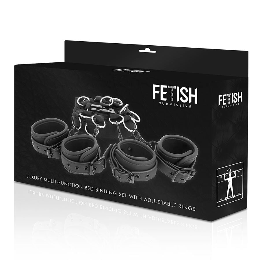 Fetish Submissive Luxury - Bed Ties Set With Noprene Lining