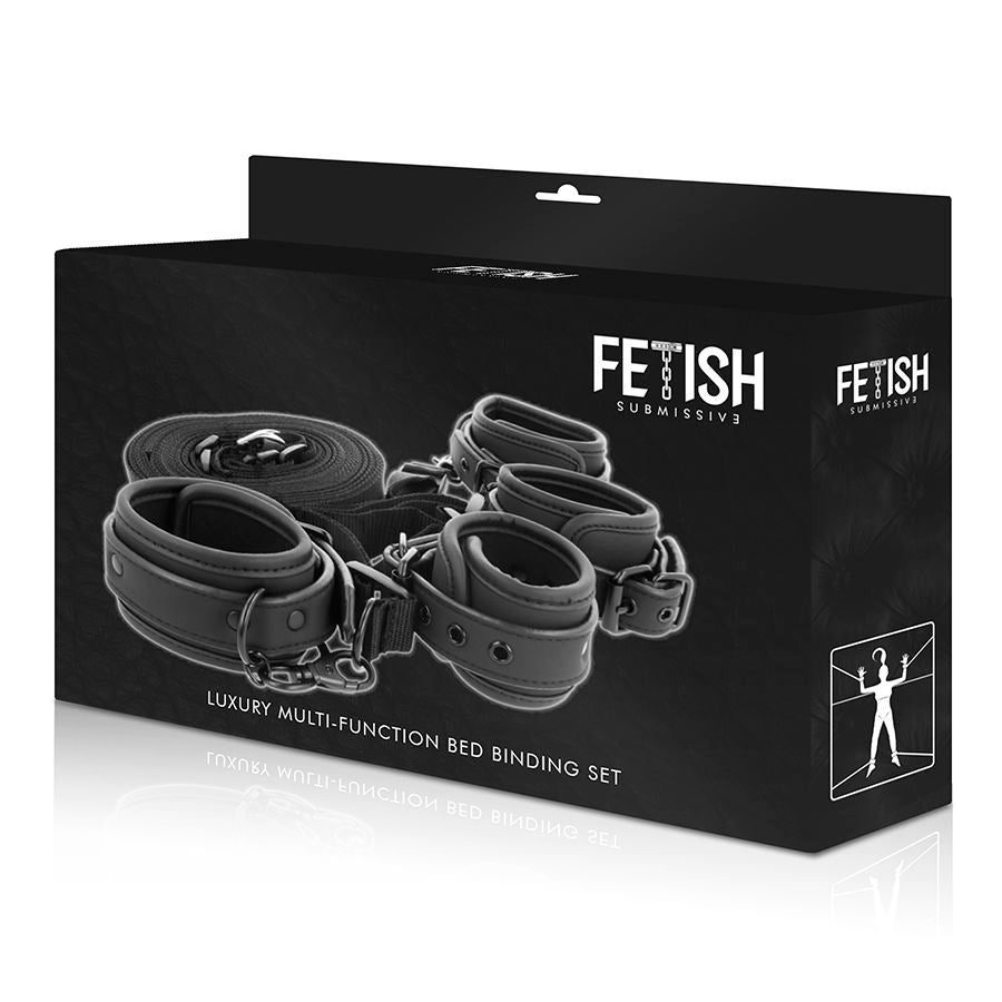 Fetish Submissive Set - Of Handcuffs And Ties With Noprene