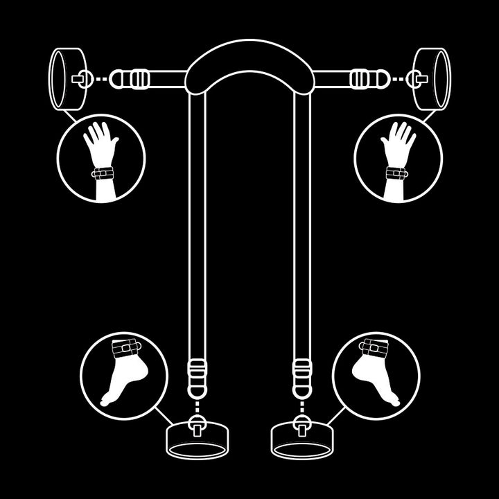 Fetish Submissive Master - Position With 4 Noprene-Lined