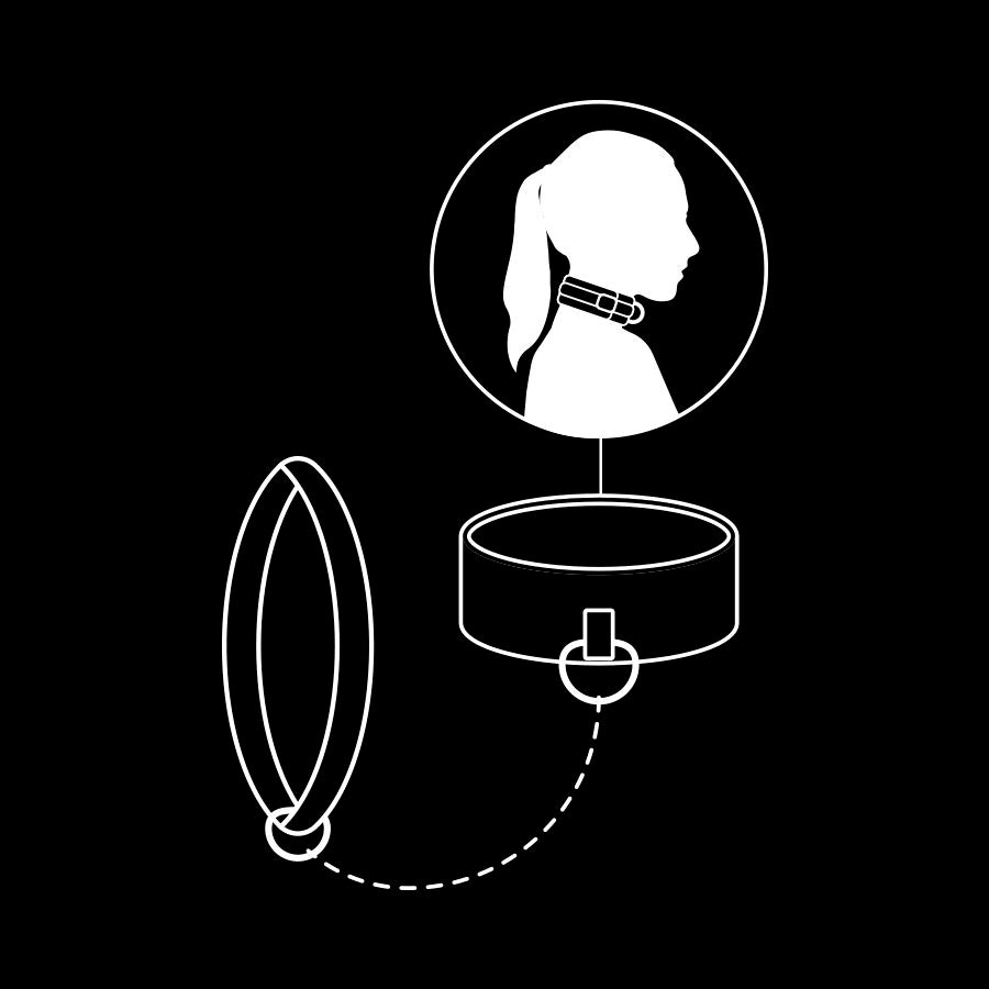 Fetish Submissive Noprene - Lining Chain Necklace