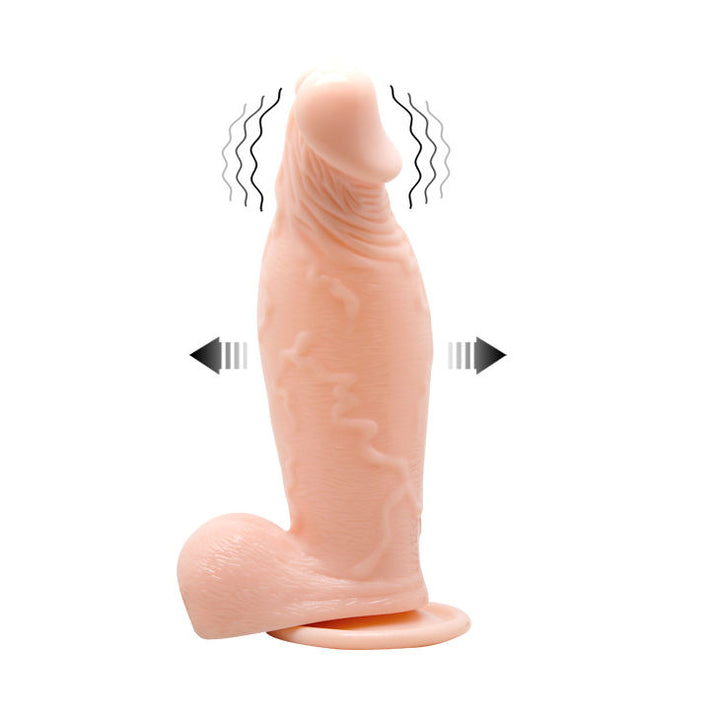 Baile - Realistic Vibrating And Inflatable Dildo — Skin TPR