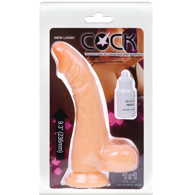 Baile Realistic - Cock Dildo With Vibration — Skin PVC