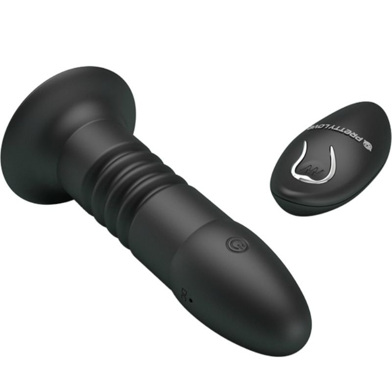Pretty Love Plug Magic Jinger Up &amp; Down And Vibration — Black